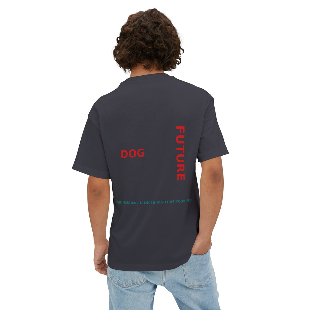 THE EMMA Boxy Tee — Vertical "Love Yourself, Love Your Dog" / "Future Dog" Minimal Tee