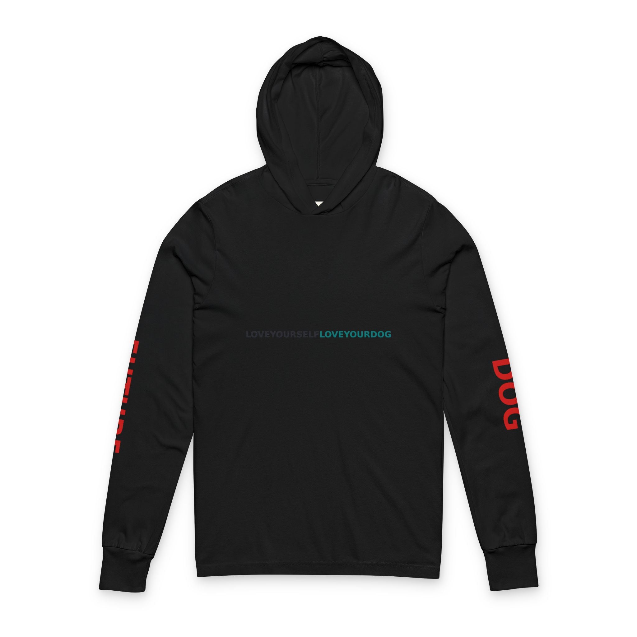 THE MARY 2 — LOVEYOURSELFLOVEYOURDOG Hooded Long Sleeve Tee
