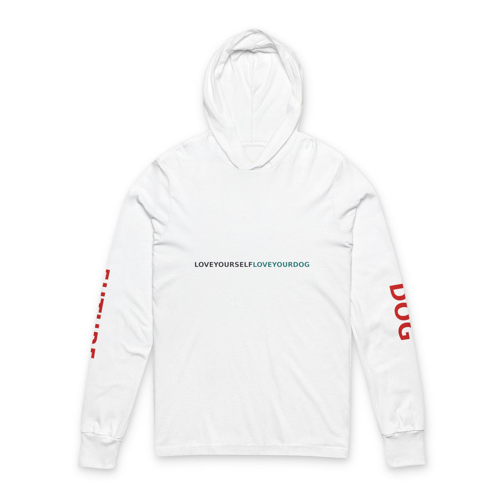 THE MARY 2 — LOVEYOURSELFLOVEYOURDOG Hooded Long Sleeve Tee