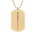 THE MURPHY — Gold Dog Tag Necklace